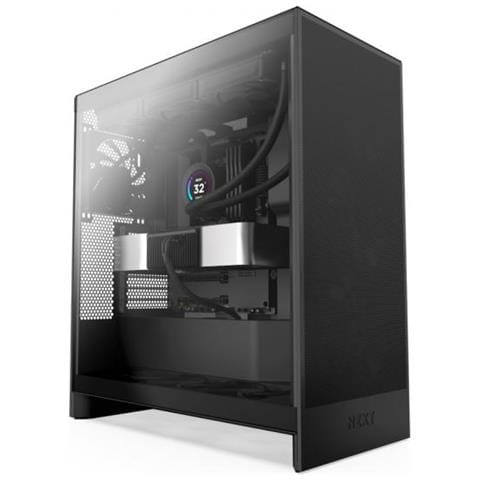 Case H7 Flow Midi Tower ATX / microATX / Mini-ITX 3x Porte USB 3.2 Colore Nero (Finestrato) - Foto 1