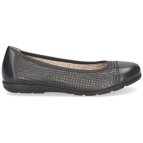 Ocean Softnap Casual Closed Ballerinas Ballerine Pelle Scarpe Donna Blu Eu 36, 9-22151-42-814 - Foto 2