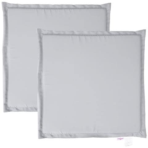 Imbottitura Per Seduta Giardino 2pz Grigio Chiaro 45x45x2 Cm - Foto 2