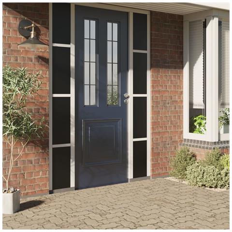 Pellicole Per Vetri Statiche Smerigliate Nere 5pz In Pvc - Foto 1