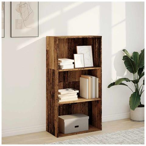 Libreria Legno Antico 60x30x114 Cm In Legno Multistrato - Foto 3