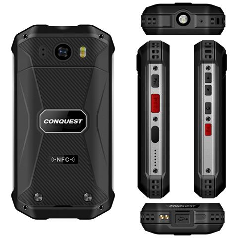 Mini Smartphone Rugerizzato F2+  4g, Android 12 , 6gb Ram + 128gb. Schermo 3''. 16mpx + 8mpx. Gps. Ip68  3 Livello Di Protezione (anti-caduta,polvere,acqua). Zello Walkie Talkie. - Foto 6