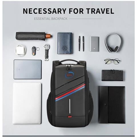 ZAINO NOTEBOOK 15.6"" LAPTOP BAGPACK 15 INCH 35 LT. - Foto 3