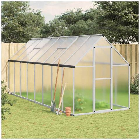 Telaio Serra con Base Argento 445x169x195 cm in Alluminio - Foto 2