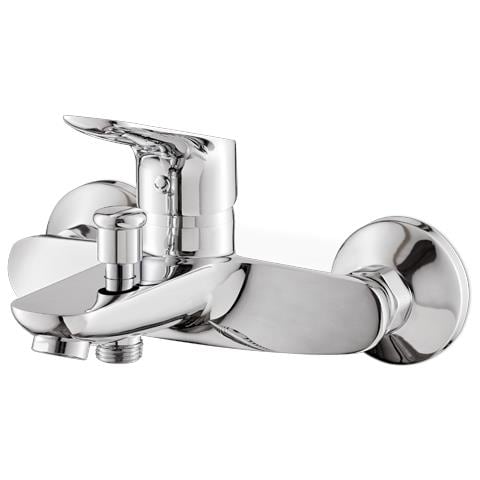 Miscelatore Vasca Esterno Con Deviatore Cromato Vema Indo V24080 - Foto 1