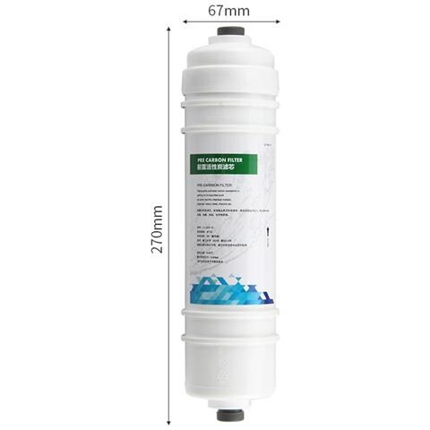 Confezione Da 2 Cartucce Filtro Acqua A Carbone Attivo - Sostituzione Universale In Linea - Foto 2