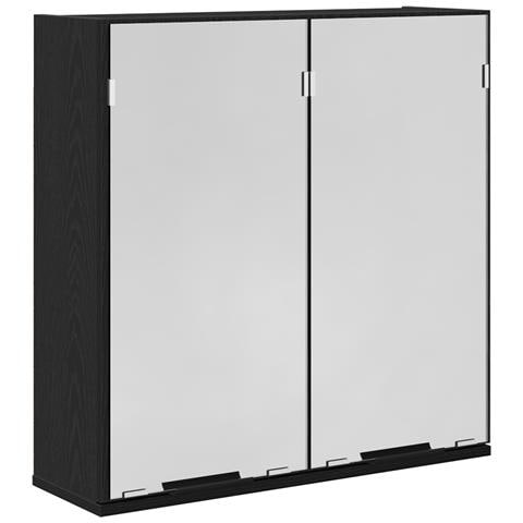 Mobile da bagno  - Rovere Nero, 64x20x66.5 cm, Realizzato in legno ingegnerizzato - Foto 1