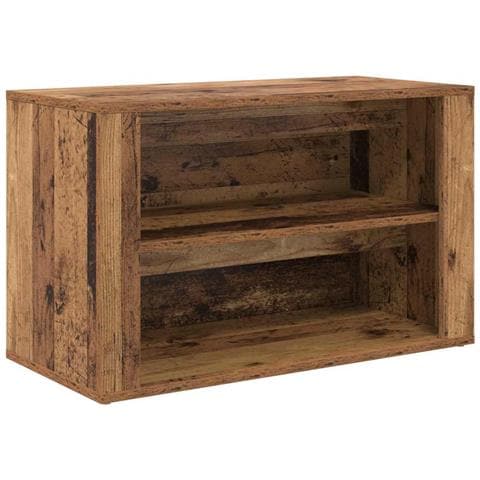 Scarpiera Legno vecchio 75 x 35 x 45 cm Legno multistrato - Foto 1