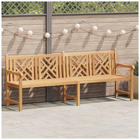 Panchina da giardino Marrone 228 x 60 x 90 cm - Foto 2