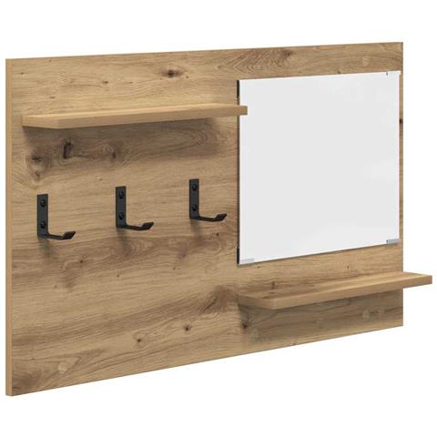 Appendiabiti a muro rovere artigianale 90 x 10 x 50 cm - Foto 1