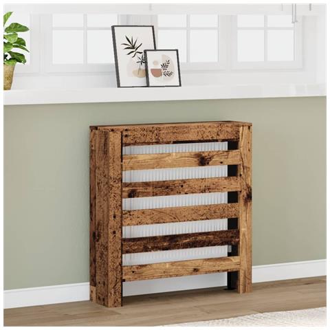 Copertura Termosifone Legno Antico 78x20x82cm Legno Multistrato - Foto 2