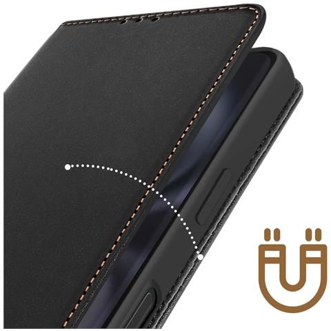 Custodia In Pelle Per Iphone 17 Con Porta Carte E Supporto Video - Foto 2