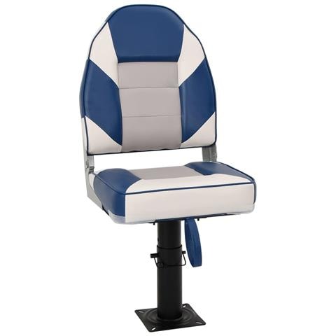 Set Sedile da Barca Pieghevole 2pz con Schienale Alto - Foto 1