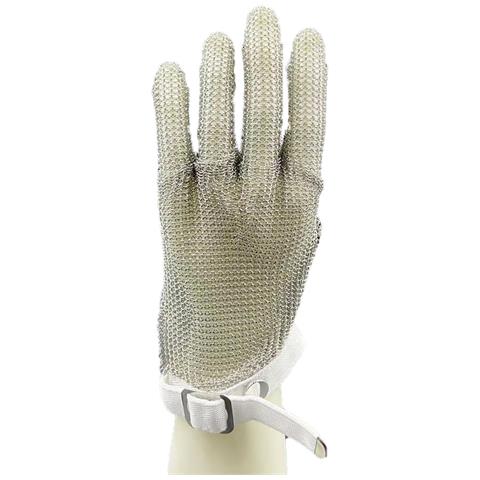 Guanto Resistente Al Taglio In Acciaio Inossidabile 316l Con Cinturino Da Polso In Nylon - Protezione Avanzata Per Le Mani - Foto 1