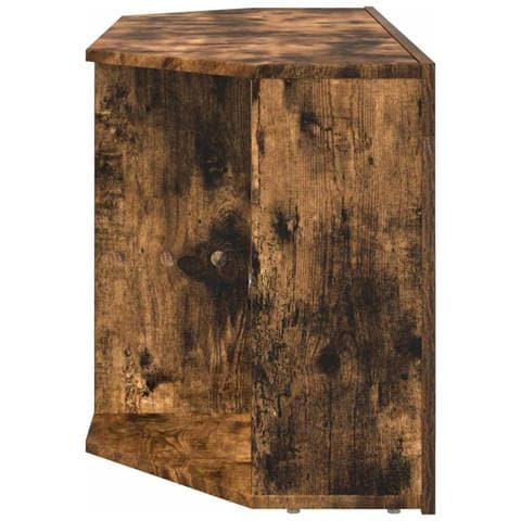 Mobile TV LED Angolare Rovere fumé 105 x 40 x 50 cm - Foto 9