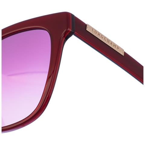 Occhiali Da Sole Quadrati Da Donna In Acetato Lo644s - Foto 3