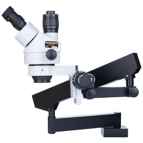 Supporto Per Microscopio Stereoscopico Wdms1 - Braccio Regolabile 400mm, Movimento Orizzontale 770mm | Base 98x80x116mm | Accessorio Di Precisione - Foto 2