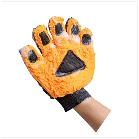 Guanto In Pile Corallo Per Autolavaggio - Antigraffio, Doppio Lato, Design A Cinque Dita - Foto 2