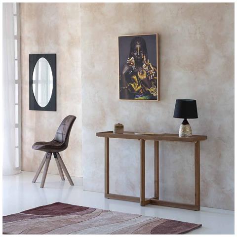 Console In Legno E Vetro Marrone 120x33x75 - Foto 2