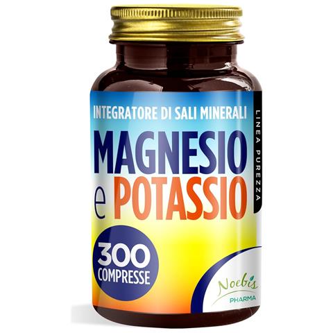 Magnesio e Potassio 300 Compresse - Citrato di Magnesio e Citrato di Potassio - Stanchezza, Affaticamento, Muscoli ed Equilibrio Elettrolitico - Foto 1