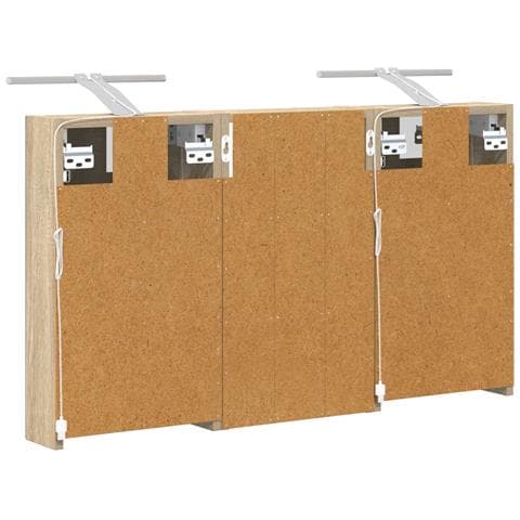Set di Armadi da Bagno con lo scaffale 3 pcs 90 x 10,5 x 50 cm - Foto 9