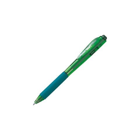 confezione da 12 pezzi - penna sfera a scatto wow bk440 verde 1.0mm pentel - Foto 1