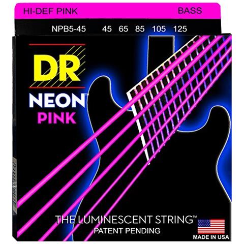Handmade Strings K3 Neon Hi-def Pink Bass Npb5-45 - Foto 1