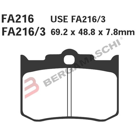 B1r R1821603 Pastiglie Hh Pinza Performancemach. 4 Pist. Fa216/3hh - Foto 1