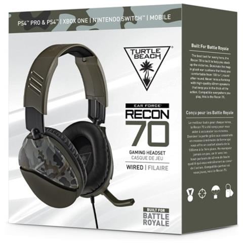 Recon 70 Cuffia Gaming Stereo Padiglione Auricolare Cablato con Microfono Integrato Colore Camo Verde - Foto 5