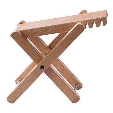 Legno Chitarra Poggiapiedi Pieghevole Della Chitarra Classica Resto Del Piede Con 4 Altezza Regolabile Solido Pedale Legno Chitarra Banjo - Foto 1