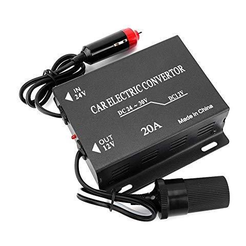 Convertitore Di Potere Camion Dellautomobile Elettrica Inverter Di Tensione Riduttore - Cigarette 20a Alimentazione Elettrica Dellautomobile Del Convertitore Trasformatore 24v A 12v Tipo - Foto 1