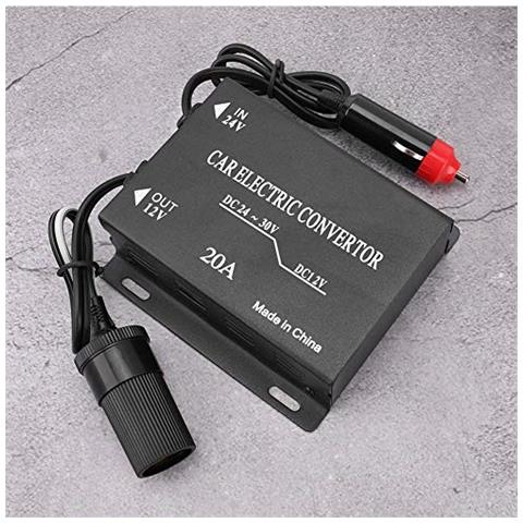 Convertitore Di Potere Camion Dellautomobile Elettrica Inverter Di Tensione Riduttore - Cigarette 20a Alimentazione Elettrica Dellautomobile Del Convertitore Trasformatore 24v A 12v Tipo - Foto 4