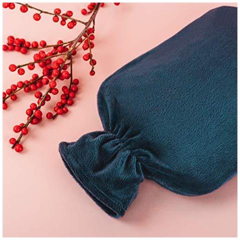 Bottiglia Acqua Calda Con La Copertura - Super Soft Cover Pile Di Grande Capacit 3 Colori Disponibili - Foto 4