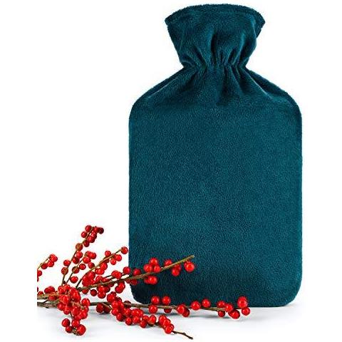 Bottiglia Acqua Calda Con La Copertura - Super Soft Cover Pile Di Grande Capacit 3 Colori Disponibili - Foto 1