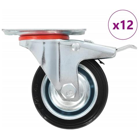 Ruote Girevoli 12 pz 75 mm - Foto 1