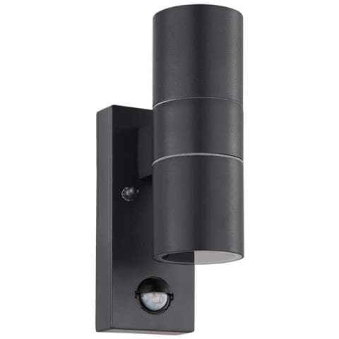 Lampada a LED Sensore da Parete Esterna Riga 5 2x3W Antracite - Foto 1