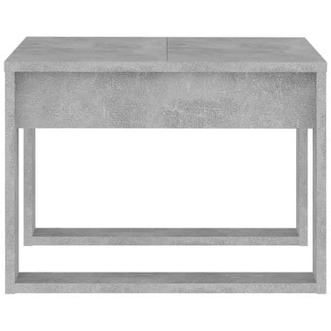 Tavolino Servizio Grigio Cemento 50x50x35 cm in Truciolato - Foto 6