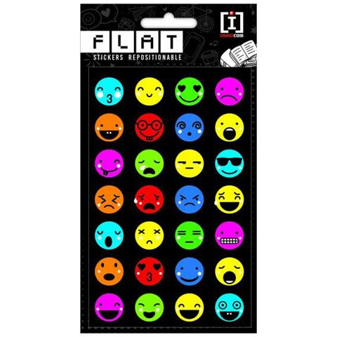 Foglio Adesivo Emoji Junior 19 X 10 Cm Pvc - Foto 1