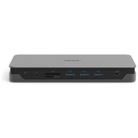 Docking Station USB Type-C Gen 1 Dock Cablato 5x USB 3.2 / 1x DisplayPort / 2x HDMI Colore Grigio - Foto 1