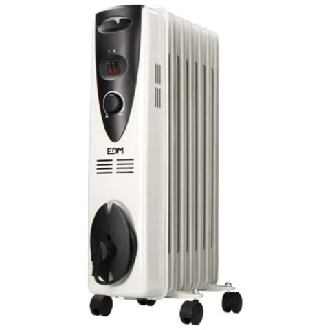 Radiatore Edm - Radiatore Ad Olio - 1500w - 37x16,5x66cm - 07121 - Foto 1