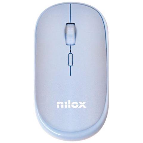 Mouse Ottico Wireless 2.4ghz 800-1200-1600dpi Selezionabili 3 Pulsanti Rotella Di Scorrimento Light Blue - Foto 1