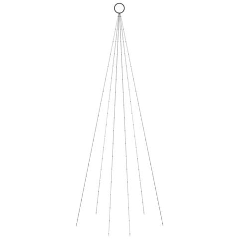 Albero di Natale Pennone Blu 108 LED 180 cm - Foto 9
