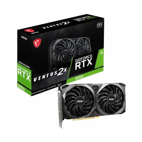 GeForce RTX 3050 Ventus 2X 8G OC 8 GB GDDR6 Pci-E 3x DisplayPort / 1x HDMI - Foto 1
