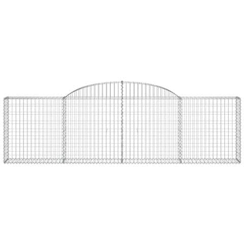 Cesti Gabbioni Ad Arco 17 Pz 300x30x80/100 Cm Ferro Zincato - Foto 5