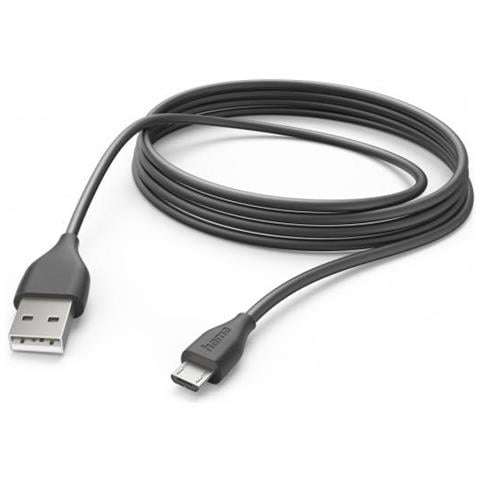 00201588 Cavo Usb 3 M Usb 2.0 Usb A Micro-usb B Nero - Foto 1