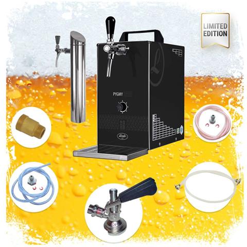 Set Completo - Spillatore Birra Con Pompa A Membrana - Pygmy 25/k Limited Edition Dispenser Birra Macchina Per Birra 1-linea 35 Litri /h - Incl. Torre Di Erogazione Green Line Keg Type D - Foto 6