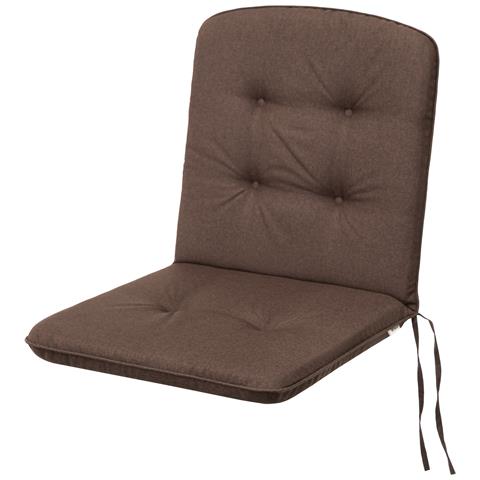 Cuscino Trapuntato Per Sedia Sc, Cuscino Imbottito Per Mobili Da Giardino, Cuscino Per Sedia Con Schienale Alto, Morbido Cuscino Per Sedia Da Giardino, Cuscino Reversibile, Resistente Cuscino Per Seduta - 102 Cm X 50 Cm - Beige - Foto 1