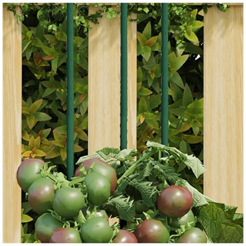 Supporti Per Piante Da Giardino 30 Pz Verde 60 Cm Acciaio - Foto 1