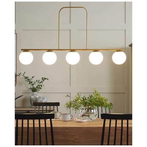 Lampadario Zikuli Metallo Oro - Foto 6