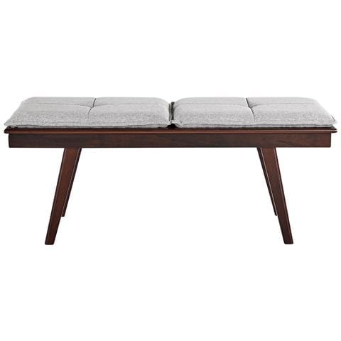 Panchina Exton Tessuto Marrone Scuro /grigio - Foto 2